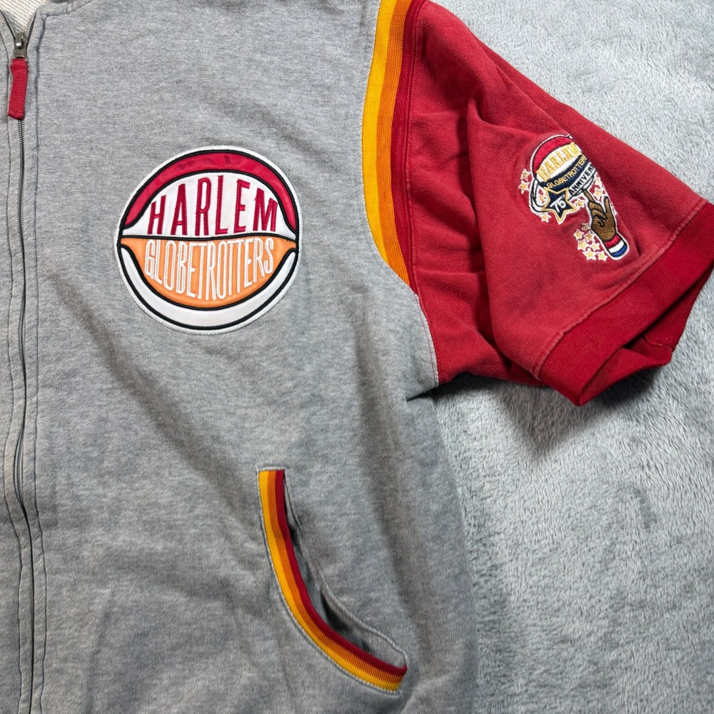 Vtg Platinum FUBU Harlem Globetrotters Hoodie Mens XL… - Gem